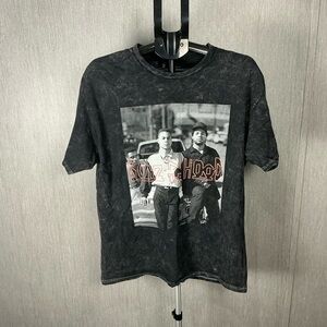 Boyz N The Hood Black Washed Graphic Short Sleeve Tee Size Large
